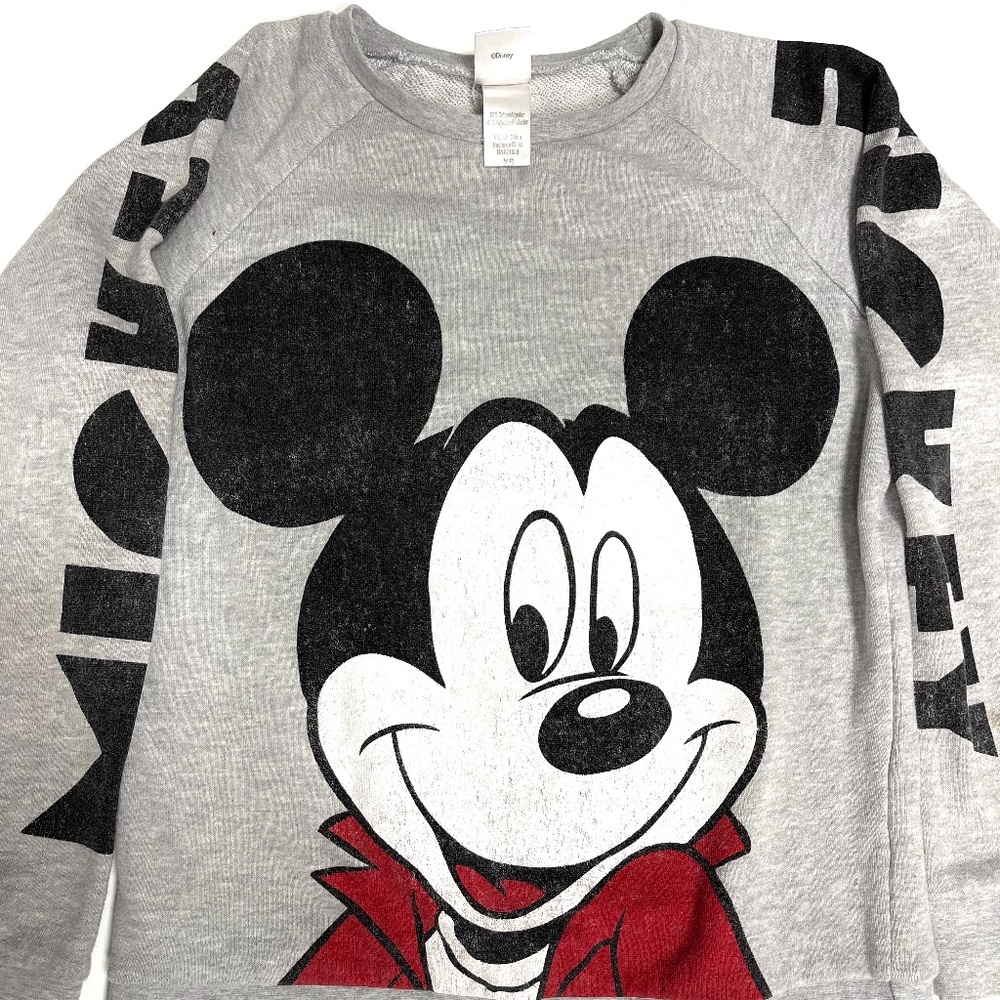 Disney Gray Mickey Mouse Graphic Sweatshirt - Women